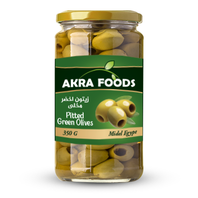 Green Pitted Olives